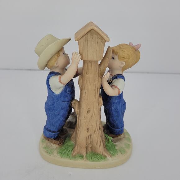 Vintage Set HOMCO Home Interiors Denim Days 1985 RETIRED - Picture 10 of 14